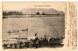 4.1.33 EGYPT, SAVOY HOTEL ASSOUAN, 1904, POSTCARD - Aswan