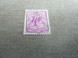 Belgique - Lion - 4f. - Rose - Oblitéré - Année 1950 - - Usati