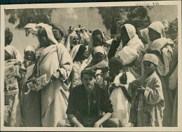 AFRICA - LIBYA / LIBIA - FASCEISTA / GIOVANI ARABI / MERCATO - LOTTO 2 FOTO  ( CM 12 / CM 8,5 ) - APRILE 1939 (12591) - Libië