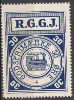 Chemin De Fer Danois  - Danemark Railway  NMH RGGJ  (A17) - Parcel Post