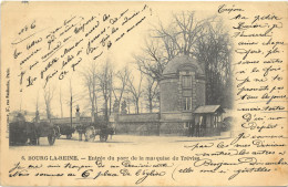 Cpa BOURG LA REINE 92 - 1902 - Entrée Du Parc De La Marquise De Trévise N° 6 (attelages) - Bourg La Reine