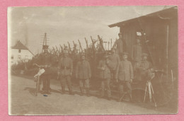 68 - RAPPOLTSWEILER - RIBEAUVILLE - Carte Photo - Soldats Allemands - Poste De Garde ? - Feldpost - Guerre 14/18 - état - Ribeauvillé