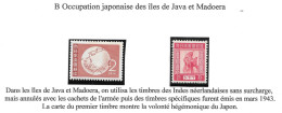 Indes Néerlandaises Occupation Japonaise De JAVA Et MADOERA - Netherlands Indies