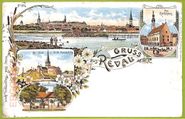 Ae9580 - ESTONIA - Ansichtskarten VINTAGE POSTCARD - Gruss Aus  Reval - 1897 - Estland