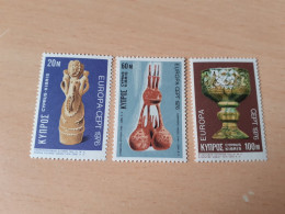 TIMBRES   CHYPRE     EUROPA    1976    N  429  A  431   COTE  3,00  EUROS   NEUFS   LUXE** - 1976