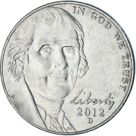 Monnaie, États-Unis, 5 Cents, 2012 - 1938-…: Jefferson