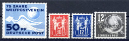 DDR Jahrgang 1949 Postfrisch Jede MiNr 1x #DDR-XX-1949 - Otros & Sin Clasificación