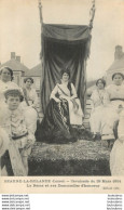 BEAUNE LA ROLANDE CAVALCADE DU 29 MARS 1914 LA REINE ET SES DEMOISELLES D'HONNEUR - Beaune-la-Rolande