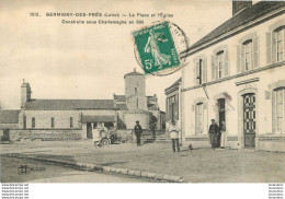 GERMIGNY DES PRES LA PLACE DE L'EGLISE - Autres & Non Classés