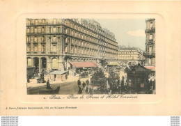 PARIS PLACE DE ROME ET HOTEL TERMINUS  EDITION PERRET - Arrondissement: 08