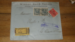 Enveloppe Recommandée De Wien Avec Perfin Stamps  ......... Boite1 ...... 240424-129 - Lettres & Documents