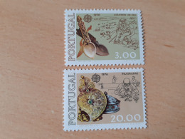 TIMBRES   PORTUGAL     EUROPA    1976    N  1291  /  1292   COTE  35,00  EUROS   NEUFS   LUXE** - 1976