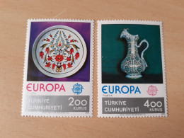 TIMBRES   TURQUIE     EUROPA    1976    N  2155  /  2156   COTE  8,00  EUROS   NEUFS   LUXE** - 1976