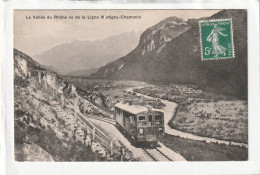 CPA :  14 X 9  -  La Vallée Du Rhône Vu De La Ligne Martigny-Chamonix - Martigny