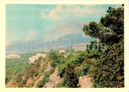 Crimea - View At Sanatoriums Ukraina And Ay Petri - 1968 - Ukraine USSR - Unused - Ukraine