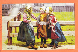24443 /⭐ ◉  MARKEN Noord-Holland Hollandse Meisjes Klederdracht Klompen Costuum-Photochromie Serie 114 N° 2343 - Marken