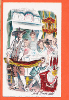 24360 /⭐ ◉  NOEL Provençal Illustrateur CHANTRE Lithographie Jacques LECHANTRE 1960s FOX Paris Série NOEL N°1008 - Andere & Zonder Classificatie