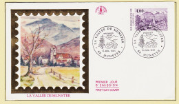 24431 /⭐ ◉  FDC Soie 1er Premier Jour La Vallée De MUNSTER 6 Juillet 1991 F.D.C First Day Cover - 1990-1999