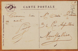 24419 /⭐ ◉  LA POLONAISE Emile DUPUIS-Les Femmes Héroïques 45 Conserve Cartes à André RICOME Rue Aiguillerie Montpellier - Dupuis, Emile