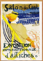 24164 /⭐ ◉  PARIS 31 Rue BONAPARTE Salon Des CENT Exposition Internationale Affiches 1896 PASSAGERE Du 54 REPRODUCTION  - Paris (06)
