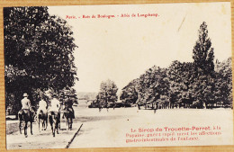 24260 /⭐ ◉  PARIS XVI Bois De BOULOGNE Allée De LONGCHAMP Cppub Alimentation Poude Viande TROUETTE-PERRET 1910s - Arrondissement: 16