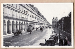 24112 /⭐ ◉  PARIS 1er La Rue De RIVOLI Scène De Rue 1890s Taxi Hippomobile Attelage Charette-Pas D'automobiles - District 01