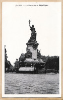 24134 /⭐ ◉  PARIS III Statue De La REPUBLIQUE Place Du Château D’Eau Bronze Par SOITOUX 1890s Etat: PARFAIT - District 03