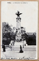24106 /⭐ ◉  PARIS 1er Monument De GAMBETTA Cour NAPOLEON Palais LOUVRE 1904 à GINESTOUS Officier Administration Belley - Distretto: 01