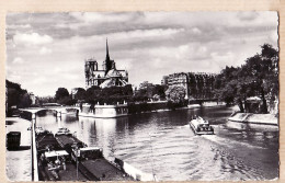 24049 /⭐ ◉  PARIS Pointe Ile De La CITE Péniches NOTRE-DAME Flamme Poste Salon Automobile Grand Palais 1957 -ALFA 63 - Notre Dame De Paris