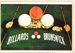 24212 /⭐ ◉  PARIS VIII BILLARDS BRUNSWICK 19 Rue PEPINIERE Billard Cppub REPRO NUGERON J-24 - Distretto: 08