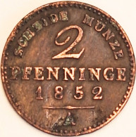 German States, Prussia - 2 Pfennig 1852 A, KM# 452 (#4416) - Sonstige – Europa