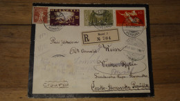 Enveloppe, SUISSE, Basel, Recommandée - 1919  ......... Boite1 ...... 240424-139 - Brieven En Documenten