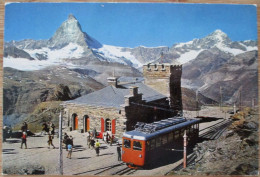 SWITZERLAND SWISS SCHWEIZ MOUNTAIN ZERMATT TRAIN POSTCARD ANSICHTSKARTE CARTOLINA PHOTO CARTE POSTALE PC POSTKARTE CARD - Sonstige & Ohne Zuordnung