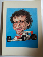 CP - Formule 1 Caricature Devo Alain Prost - Grand Prix / F1