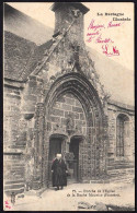 29-0043 - Carte Postale FINISTERE (29) - ROCHE MAURICE - Porche De L'Eglise De La Roche Maurice - Andere & Zonder Classificatie