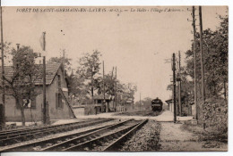 Carte Postale Ancienne Forêt De Saint Germain En Laye - La Halte "Village D'Achères" - Chemin De Fer - Acheres