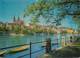 Navigation Sailing Vessels & Boats Themed Postcard Basel Rheinpartie Rowboat - Segelboote