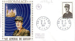 France 1695opL Fdc Hommage Au Général De Gaulle, Radio Londres - De Gaulle (Général)