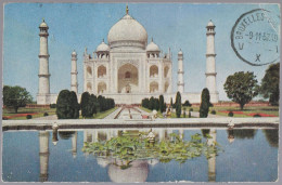 CPA CARTE POSTALE INDE INDIA LE TAJ-MAHAL A AGRA 1952 - Inde