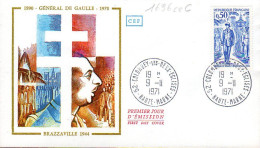 France 1696ceC Fdc Hommage Au Général De Gaulle - De Gaulle (Général)