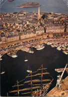 Navigation Sailing Vessels & Boats Themed Postcard Saint Malo Harbour Aerial - Segelboote