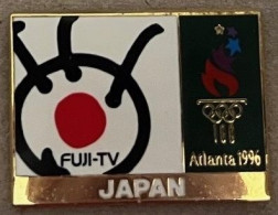 JEUX OLYMPIQUES ATLANTA 1996 - OLYMPICS GAMES - USA - FUJI TV - JAPAN - JAPON - TELEVISION  -        (34) - Giochi Olimpici