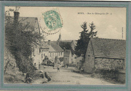 CPA (58) MOUX - Aspect De La Rue Du Chataignier En 1906 - Autres & Non Classés