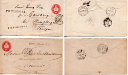 UK, GB, Great Britain, Stationery, 2 Letters - Entiers Postaux