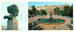 Omsk - Bust Of Kuibyshev - Dzerzhinsky Square - 1982 - Russia USSR - Unused - Russie