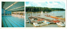 Omsk - Swimming Pool Albatros - Recreation Area Zelyenyi Ostrov - Boat - 1982 - Russia USSR - Unused - Russie