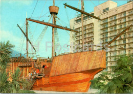 Gagra - Cafe Caravella - Hotel Abkhazia - Sailing Ship - Abkhazia - 1989 - Georgia USSR - Unused - Georgia