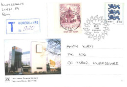 Estonia:Postal Stationery Nr.1, Tallinn Mail Centre, Registered, FDC, 1999 - Estland