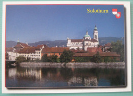 Solothurn (SO) - Partie An Der Aare Mit St. Ursen-Kirche - Soleure