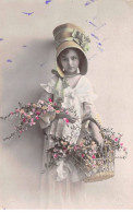 Enfants - N°91134 - Grete Reinwald Portant Des Fleurs Dans Un Panier Et Un Grand Chapeau - Abbildungen